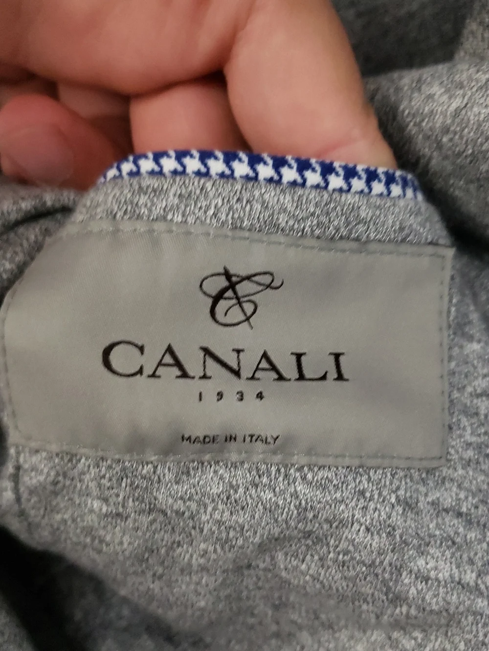 Men's Canali Gray Casual Blazer - Lightweight Everyday Jacket 50 34 - Picture 2 of 9